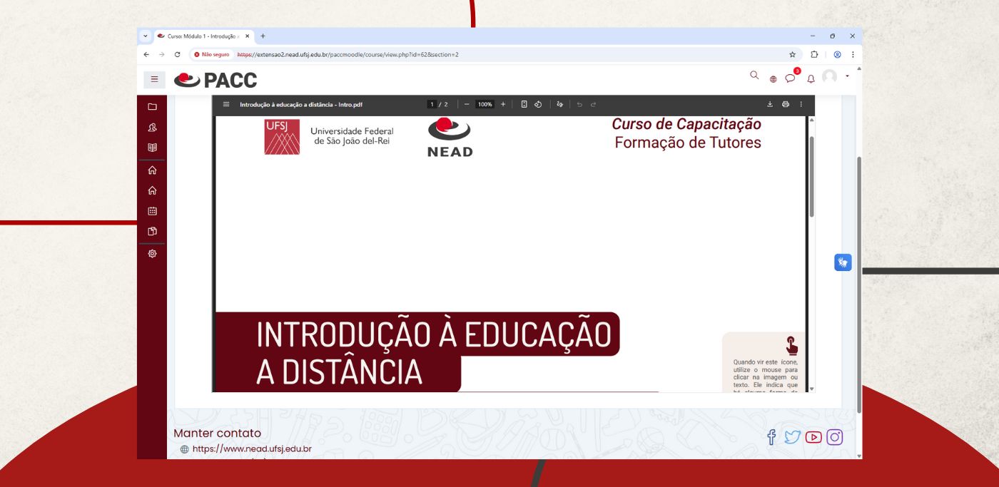 acesso ao sistema poderá sofrer interrompido 1